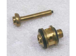 Brass autococker valve. Cup seal looks good but face has giant ding.