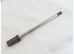 Used cocking rod, stainless rod with steel knurled nut, some dings