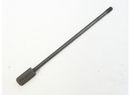 5 inch old school cocking rod, good shape, small knurling