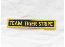 Team Tiger Stripe Name patch