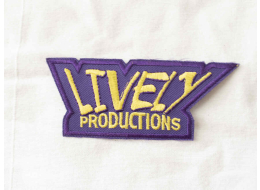 Lively Productions patch, looks new, some fraying along edges