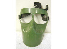 woodstalk mask, green good shape, foam is worn on back