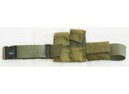 Unique style belt with misc pouches