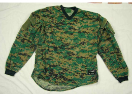 Size Large - Valken brown and Green Digital Camo Pullover, Ripstop, great shape 