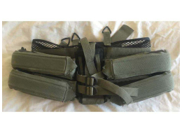 Unique Sporting Gear 4H plus 1V Harness in used but good shape - OD Green