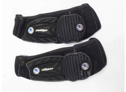 Dye Elbow pads, used shape, ripping around stitching
