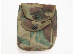 Camo canvas belt pouch, paint stain on back?