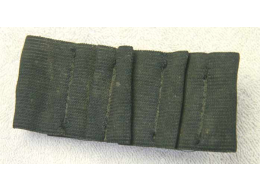 Black AGS 12 gram or tube wrist band, bad used shape, elastic will prob crack