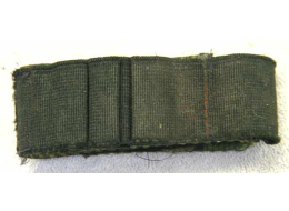 Black and green 12 gram or tube wrist band, dirty used shape, elastic is so so, probably won't last a lot of use
