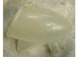 Clear brass eagle small hopper.  Lids break on these.  Good shape and lid not broken yet.
