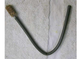Grey ~19 inch taso possum tail squeegie, missing one end and crack in center, used bad shape