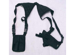 Under the Gun holster, small holster, with clip pouch and shoulder strap