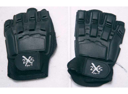 L/XL 2xs gloves, used shape, leather worn