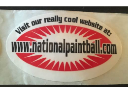 NationalPaintball.com sticker