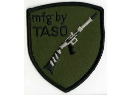 mfg by Taso patch, New, new shape