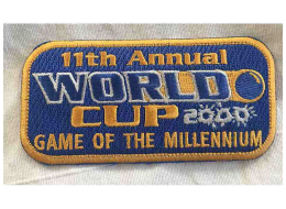 2000 world cup patch, new, 11th annual