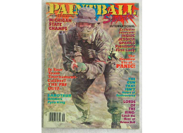 Paintball Sport Magazine, June '90 in good-great shape, light wear on spine and very small tears on spine at staples.  Sharp corners.