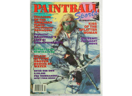 Paintball Sport Magazine, March '90 in great shape with slightly dogeared corners and light wear on back of spine.