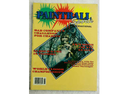 Paintball Sport Magazine, June '93 in good shape. Light crease on bottom right corner, small tear on cover at spine, worn around front of spine. 