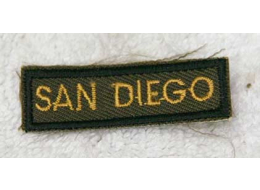 San diego Badge. Might go with GWS patch, new.