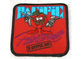 Pacific Paintball and Supply Inc Patch, red background, new