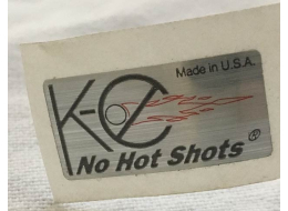 K-C No Hot Shots Reg Sticker - new