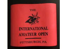 Zap International Amateur Open Red Beer Koozie - 96?