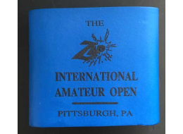 Zap International Amateur Open Blue Beer Koozie - 96?