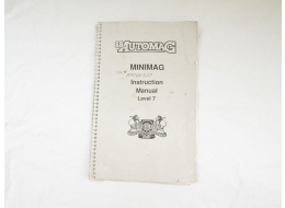 Automag Minimag Manual with notes written in