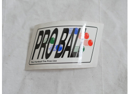 Proball Sticker "The Paintball The Pros Use" ~4x3