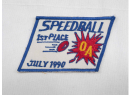 Speedball 1st place Outdoor Adventures July 1990 Patch