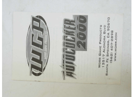 WGP Autococker 2000 manual. Used
