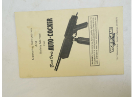 Vintage WGP Autococker manual. Used, good shape