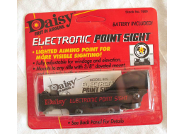 Daisy Electronic Point Sight, New, dead battery, siting since 80s