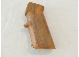 Wood grain (hydrodipped?) M16 style grip, used shape