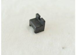 Back sight, cast plastic screw on standard right rail, used decent shape