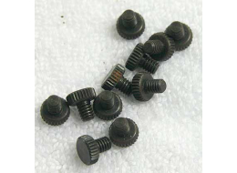 small steel taso valve body thumb screws, new but has light surface rust, see pics, one included