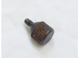 Nelson 007 (and some taso?) front grip frame thumbscrew, fine knurling, rusted and used 1x