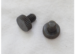 Fine ridged valve body thumb screw, Taso, 8x32, look new, very light to no rust, 1x