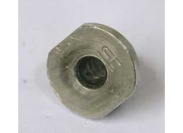 used shape “SI” engraved nelson valve retaining screw, stainless steel with oring.