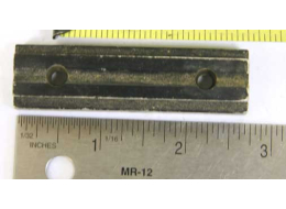 Taso, ags breech drop sight rail in used shape, has devastator engraving on side,
