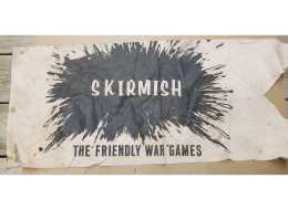 Skirmish flag from Lord's 5 man win