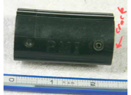 cracked stock sheridan sight rail for pmi lb or sb. Plastic. Used see pictures.