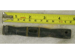 Stock PMI piranha semi bolt in delrin/black plastic, bad shape well used,
