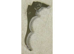 Good shape Chrome plated STBB double trigger, probably rebel or spyder