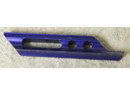 painted blue sight rail, used shape not sure what it's for