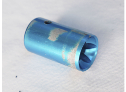 Pro Lite Blue anodized aluminum Starfire Pico Bolt in used shape