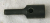 good shape flat duckbill asa, inlet can be on left or right side, flat black, 