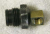 male asa to female 1/8th npt, round knurled top used with wrench marks and 90 fitting