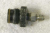 male asa to female 1/8th npt, round knurled top used with wrench marks, has male qd fitting